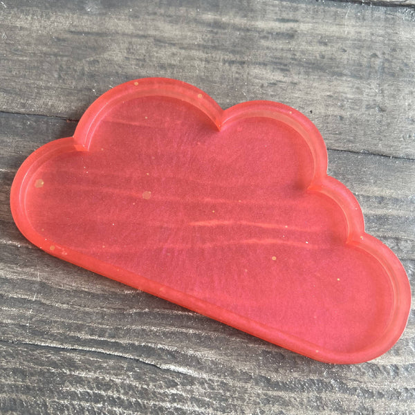 Cloud Trinket Tray, resin