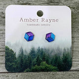 Amber Rayne - Wood cute various earrings