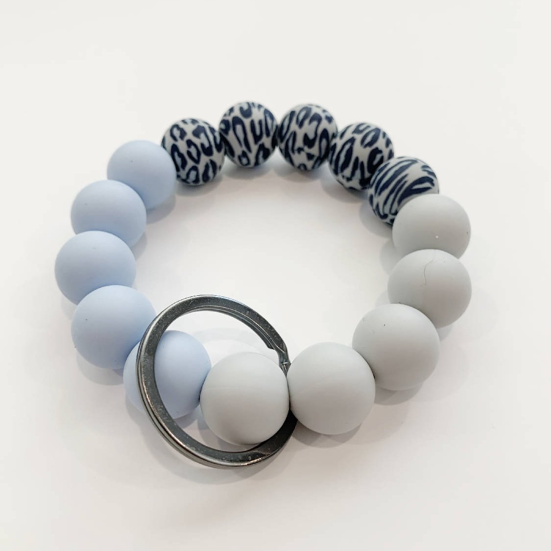 Print Silicone Bracelet Keychain - HandmadeSask