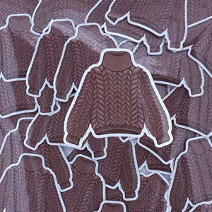 Knitted Sweater Waterproof Sticker
