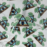 Cabin Weatherproof Sticker