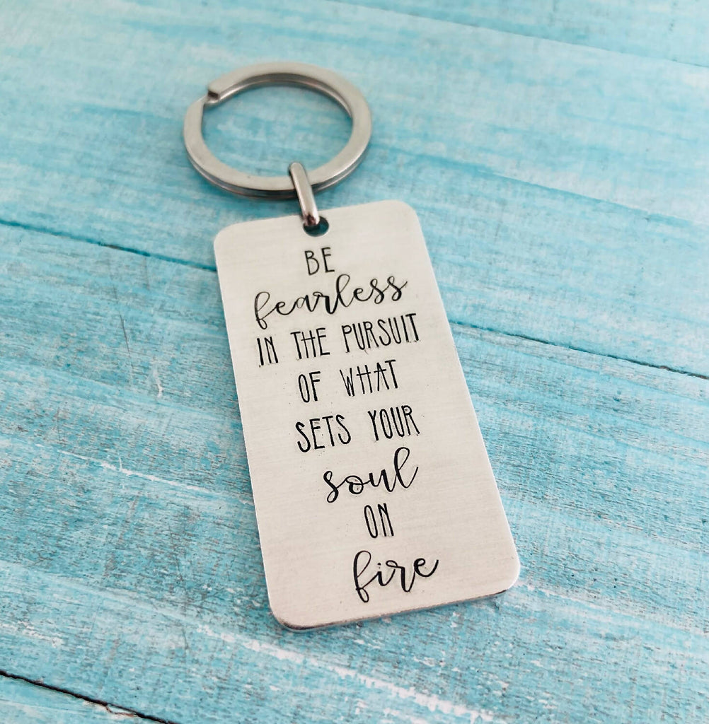 Large Metal Rectangle Keychain – handmadesaskyxe