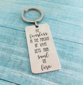 Large Metal Rectangle Keychains
