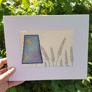 Fireworks Wheat Sask. Window