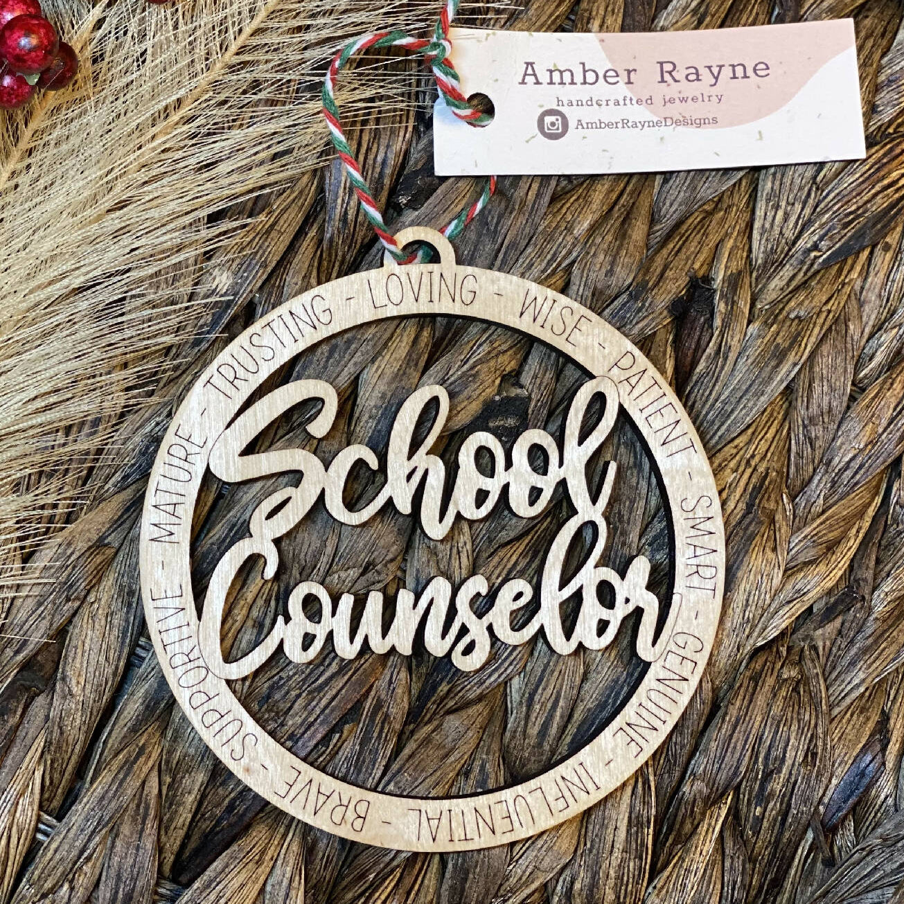 School Counselor Ornament