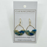Half Circle Dangle Earrings