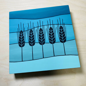 8" Art Panel | Saskatchewan 5 Wheat