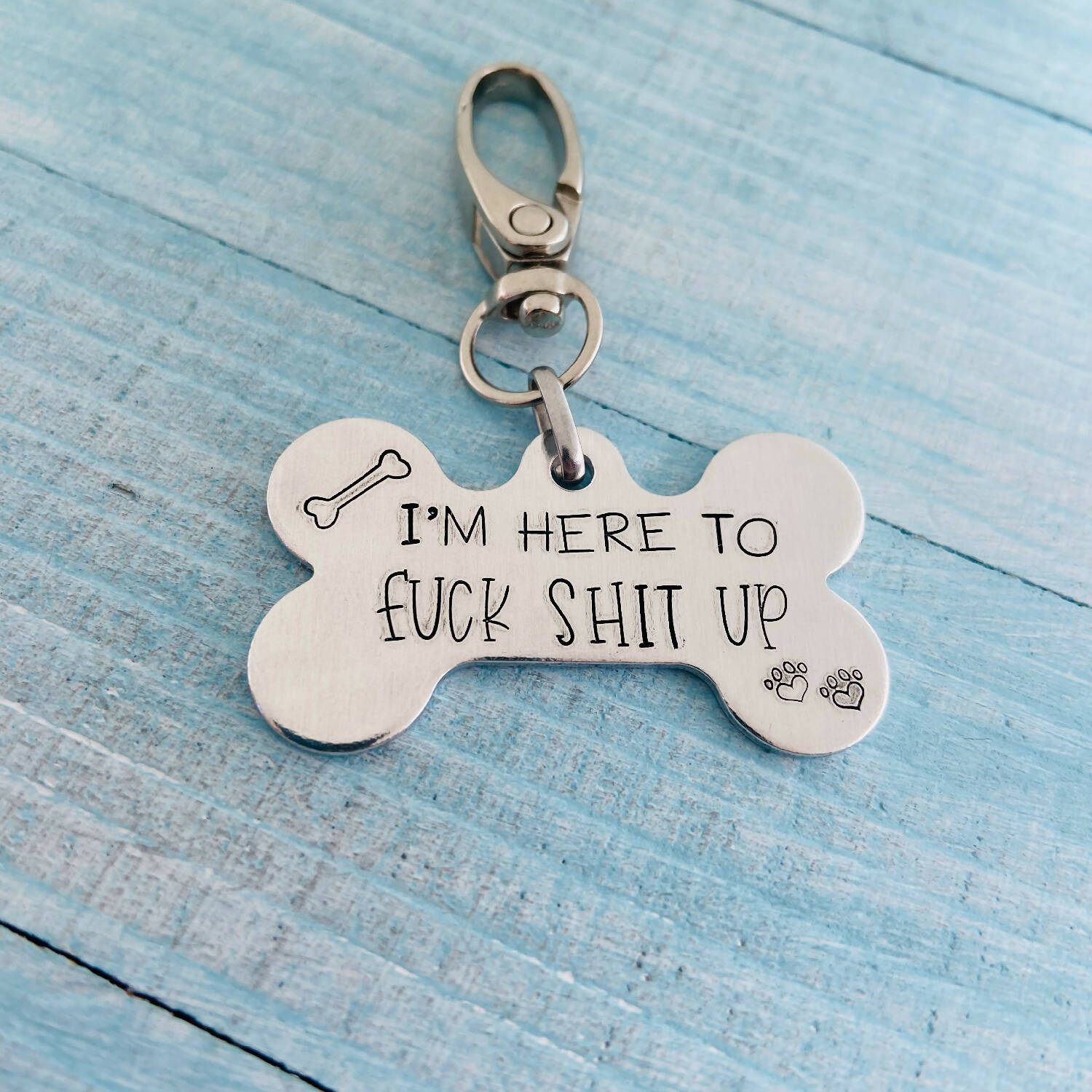 Pet Tag - I'm here to fuck shit up