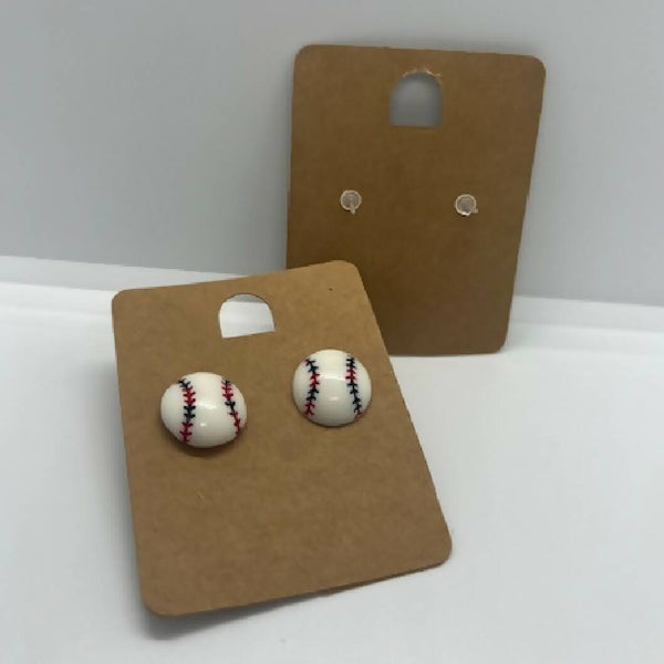 Baseball Earrings