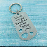 Large Metal Rectangle Keychains