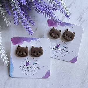 Cat face Studs