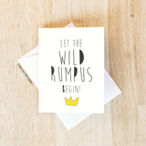 Wild Rumpus | Baby | Greeting Card