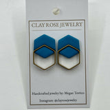 Double Hexagon Studs