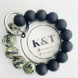 Print Silicone Bracelet Keychain