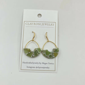 Half Circle Dangle Earrings