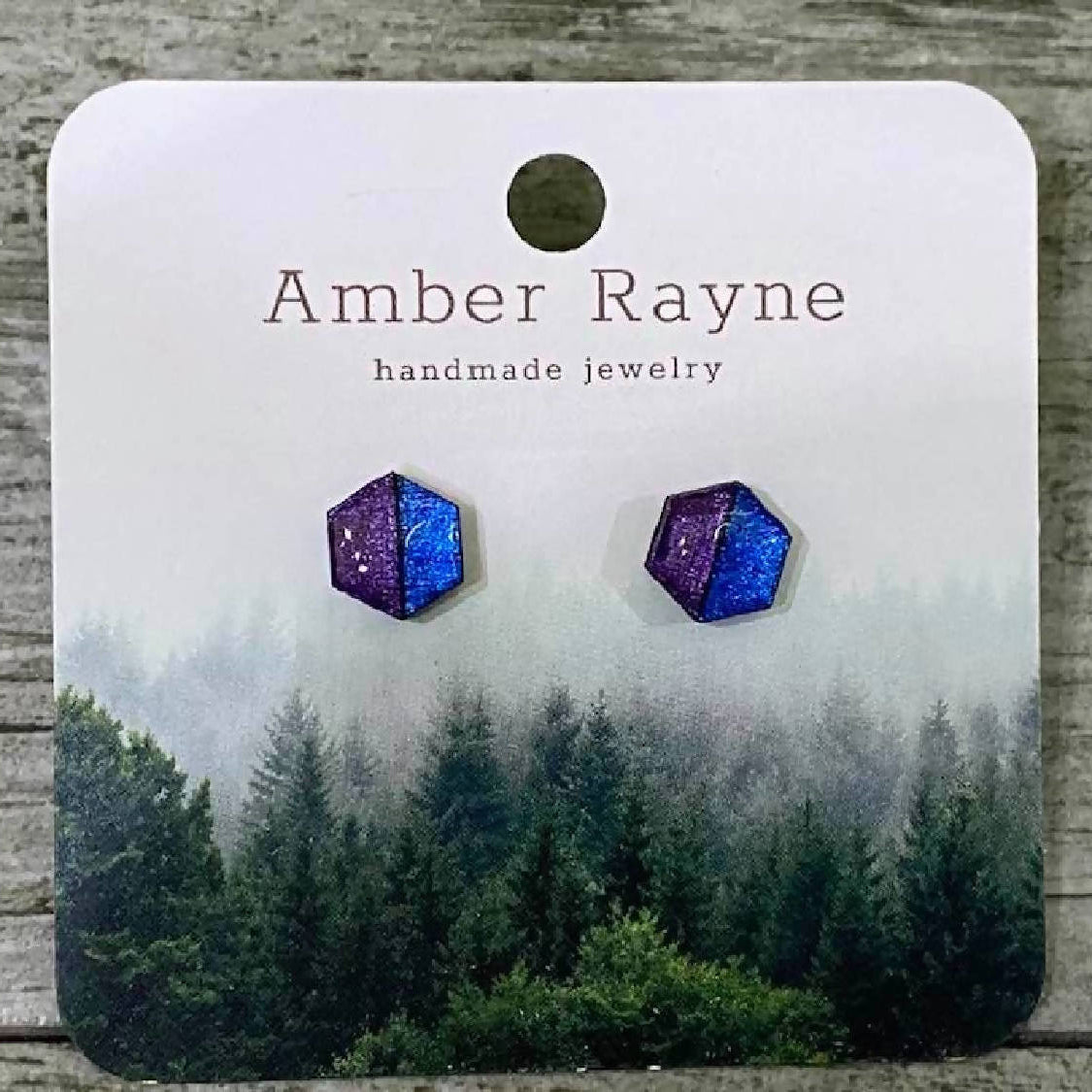 Amber Rayne - Wood cute various earrings