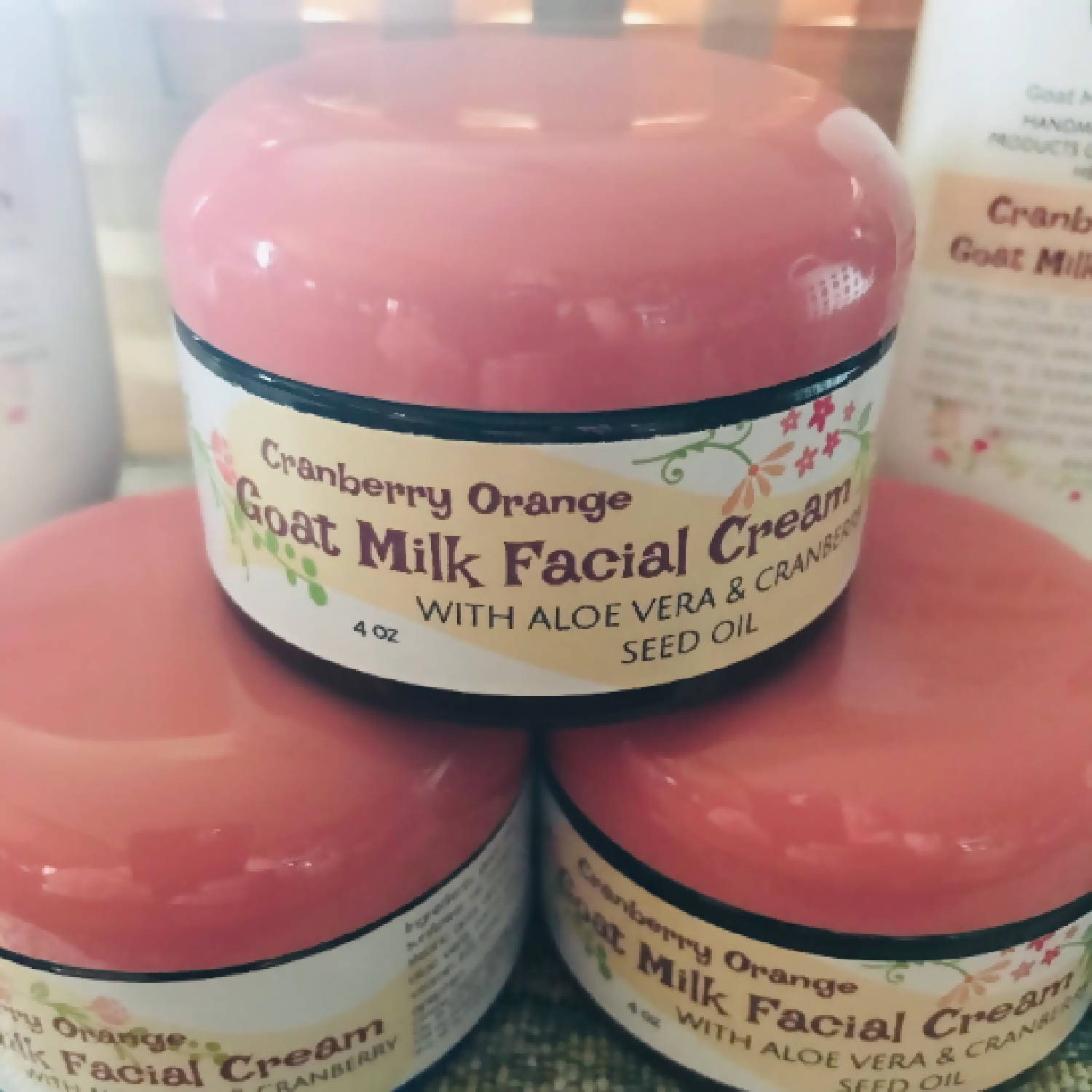 Cranberry Orange Goat Milk Facial Cream