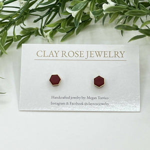 Hexagon Studs