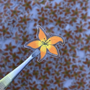 Mini Prairie Lilies Waterproof Stickers