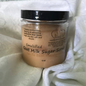 Emulsified Goat Milk Sugar Scrub