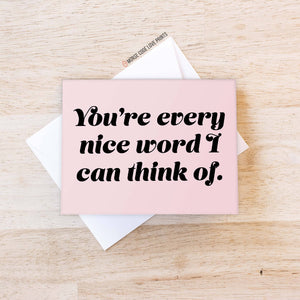 Nice | Just Because | Greeting Card