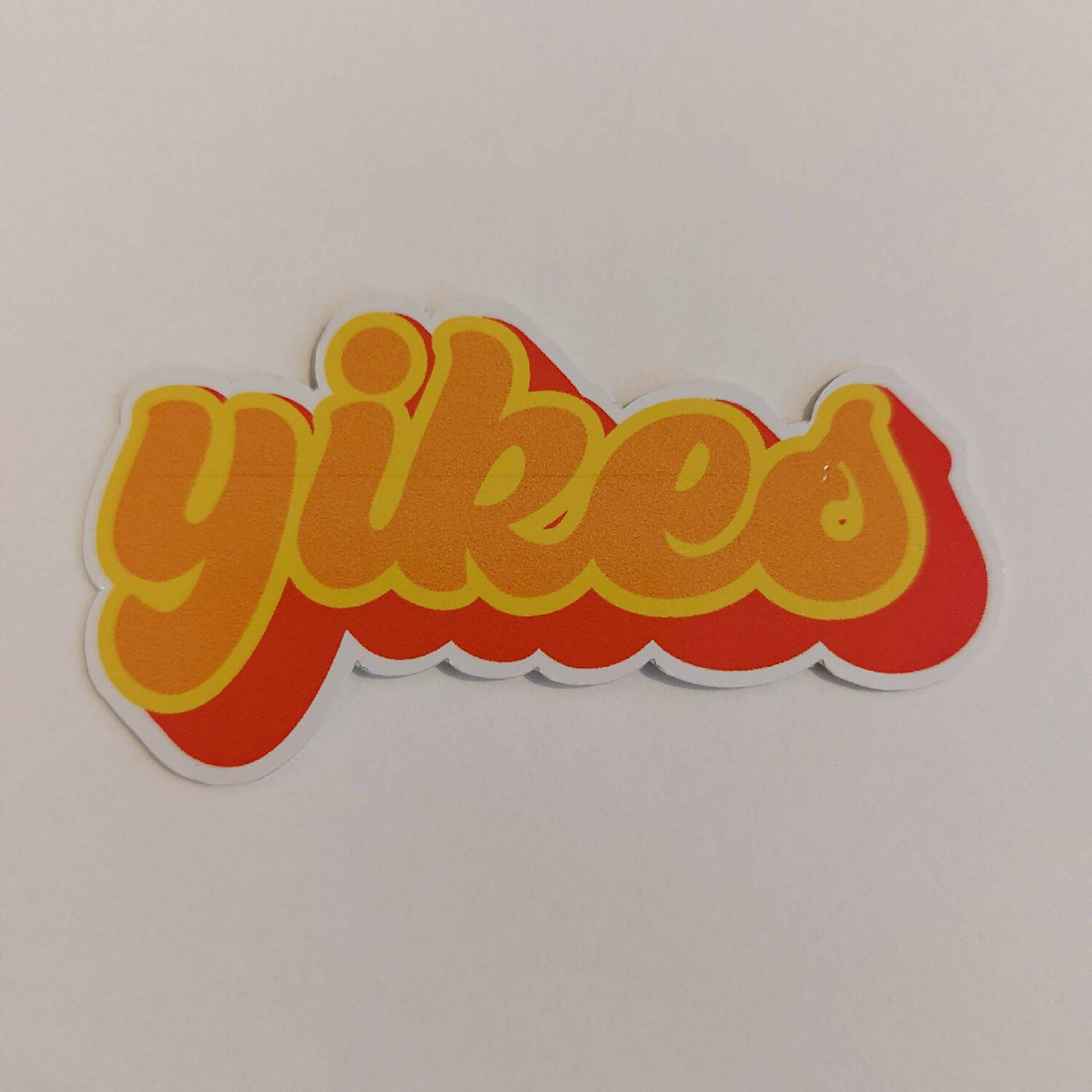 'Yikes' Vinyl Sticker