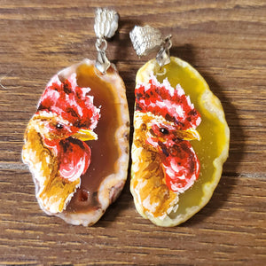 Necklace - Chicken on Agate