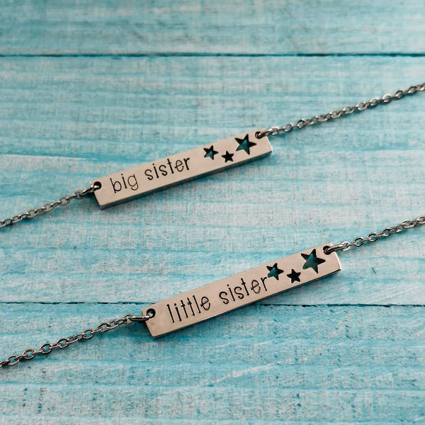 Stainless Steel Necklace - little sister