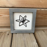 Lily 3D Sign - 6"