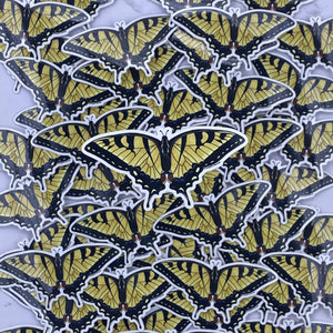 Western Tiger Swallowtail Butterfly Waterproof Sticker