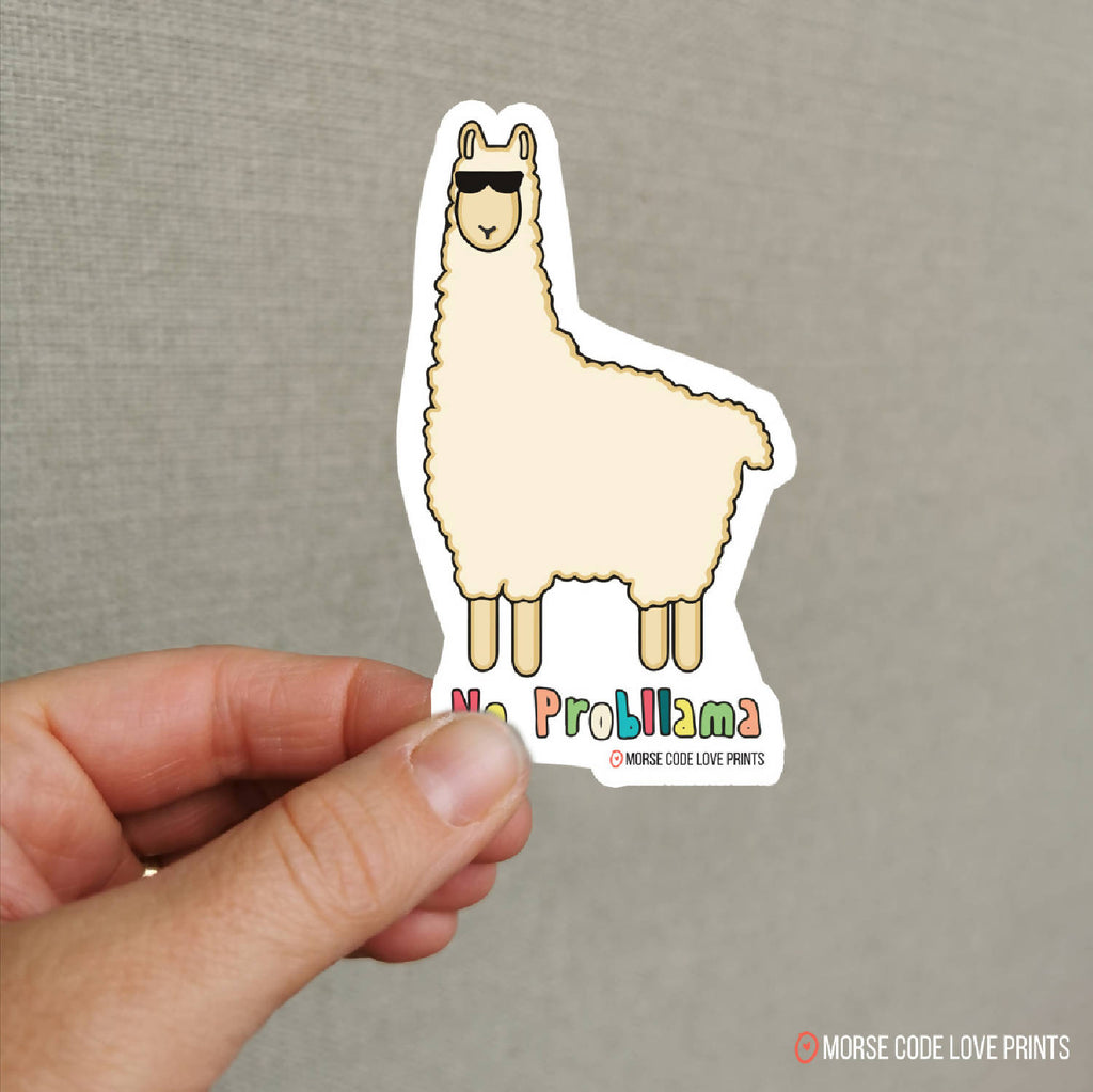 No Probllama Llama | Vinyl Sticker
