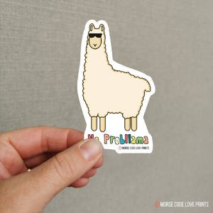 No Probllama Llama | Vinyl Sticker