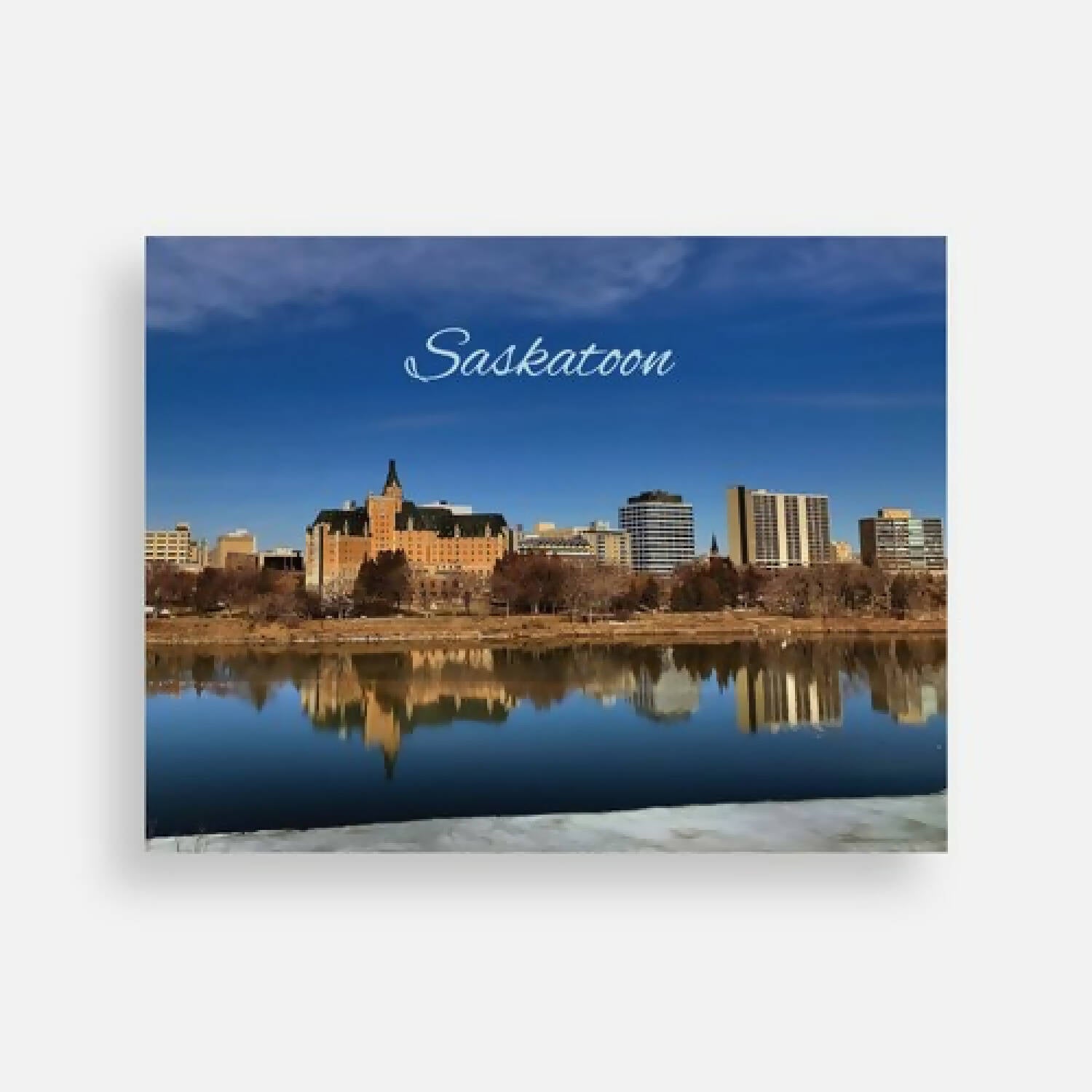Saskatoon River View Post Card