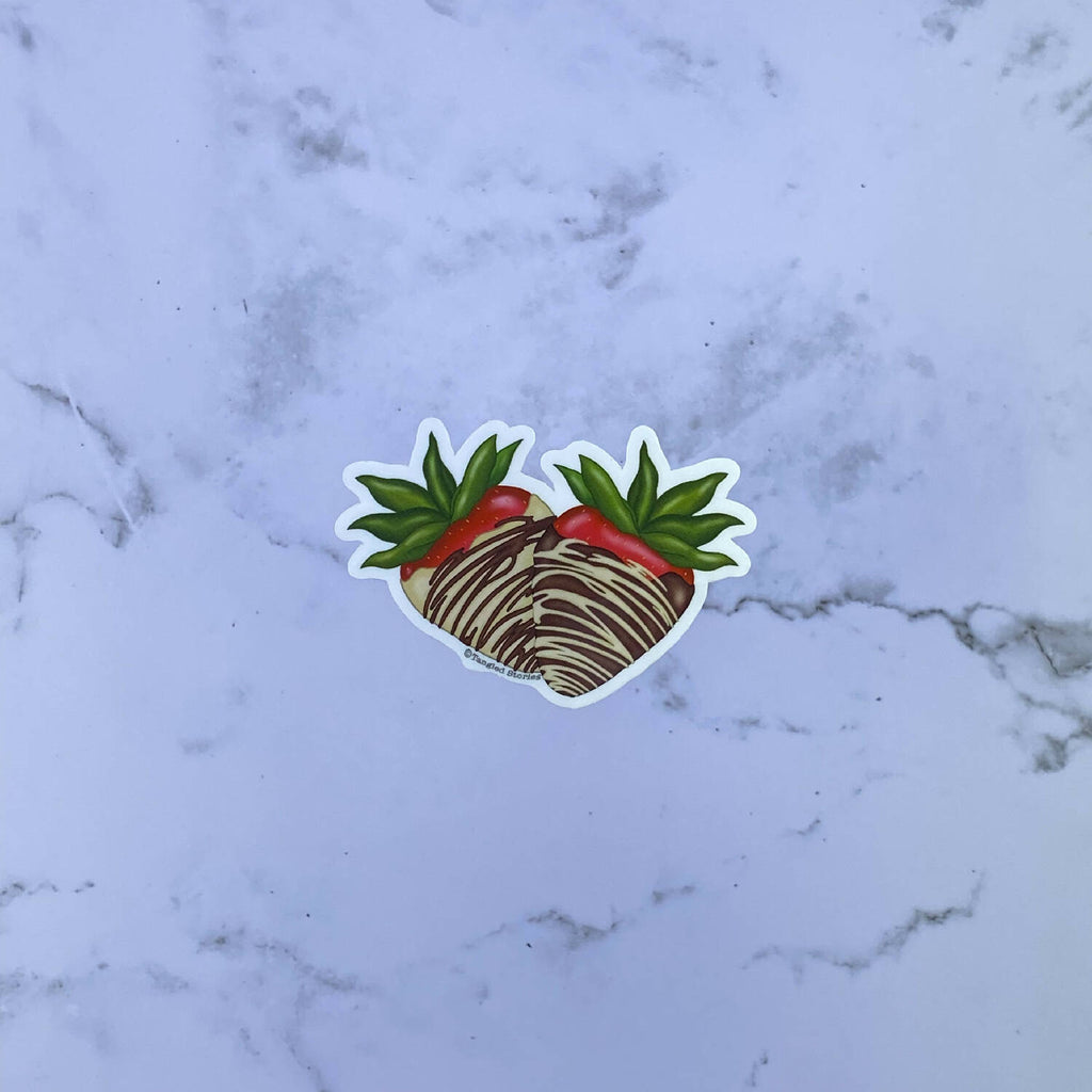 Choco Berry Weatherproof Sticker