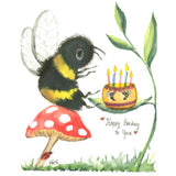 Birthday Bee Greeting Card