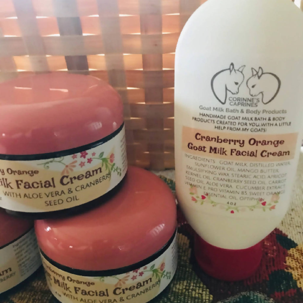 Cranberry Orange Goat Milk Facial Cream