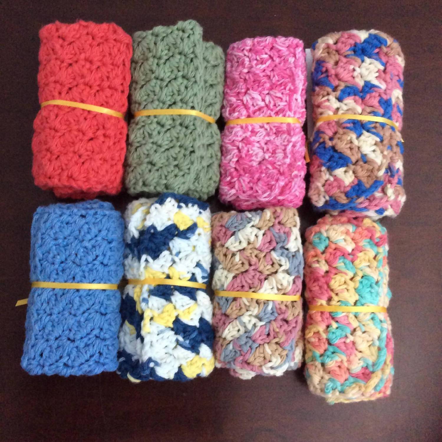 Single Packet Crochet Dish Cloths - HandmadeSask