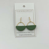 Half Circle Dangle Earrings