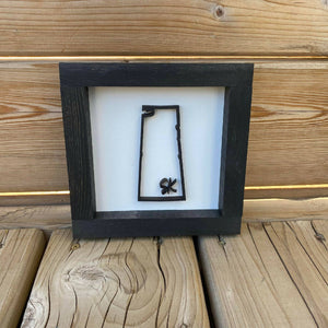 Sask Province Outline 3D Sign - 6"
