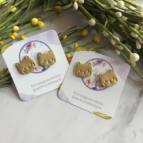 Cat face Studs