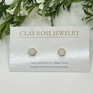 Hexagon Studs
