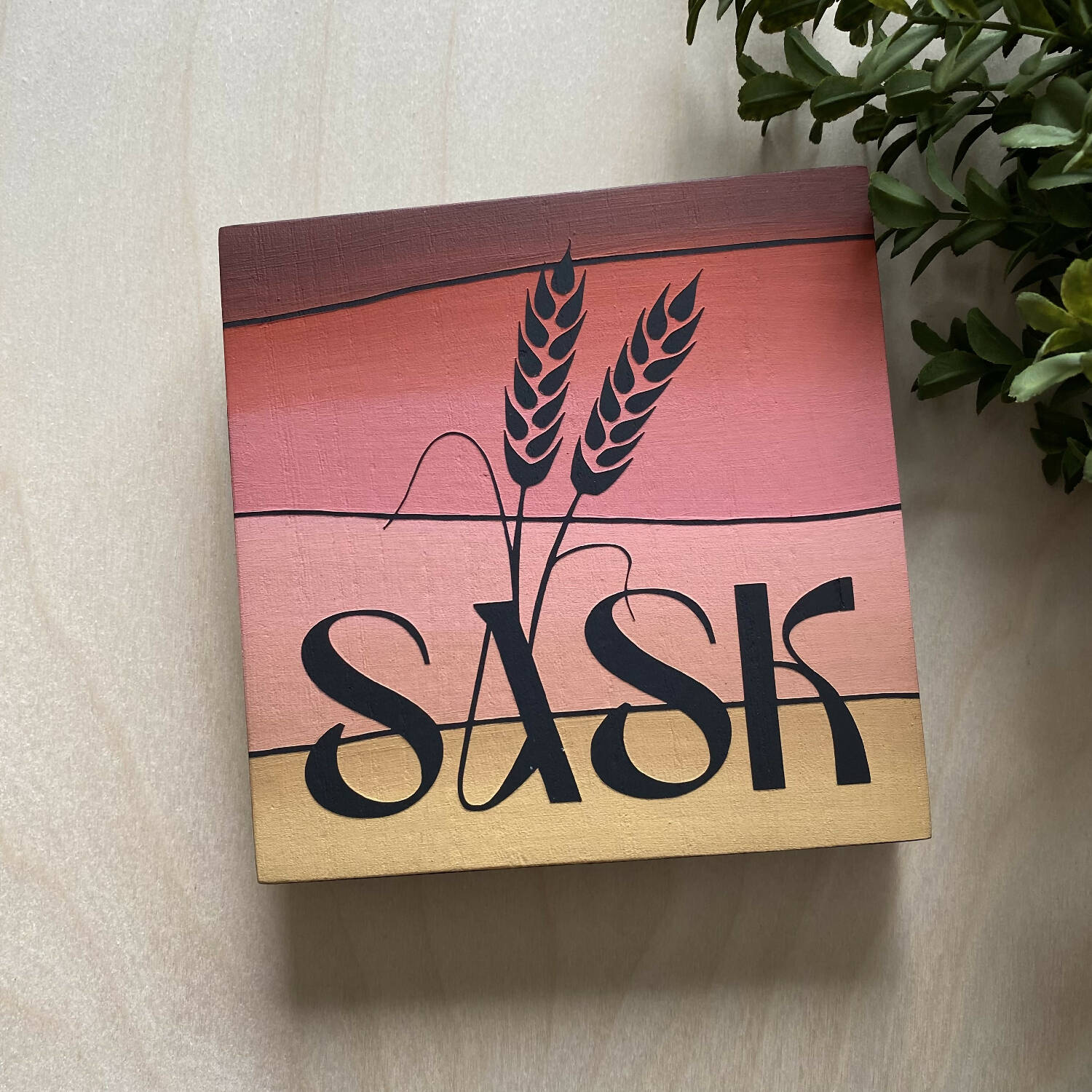 5 x 5 Art Panel | Saskatchewan 2 Wheat