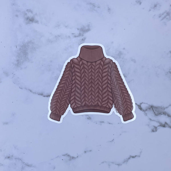 Knitted Sweater Waterproof Sticker