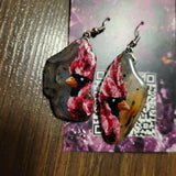 Stone, Wood, Seashell Earrings