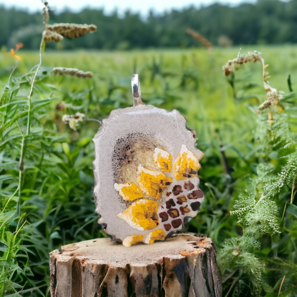 Assorted Painted Antler Necklaces