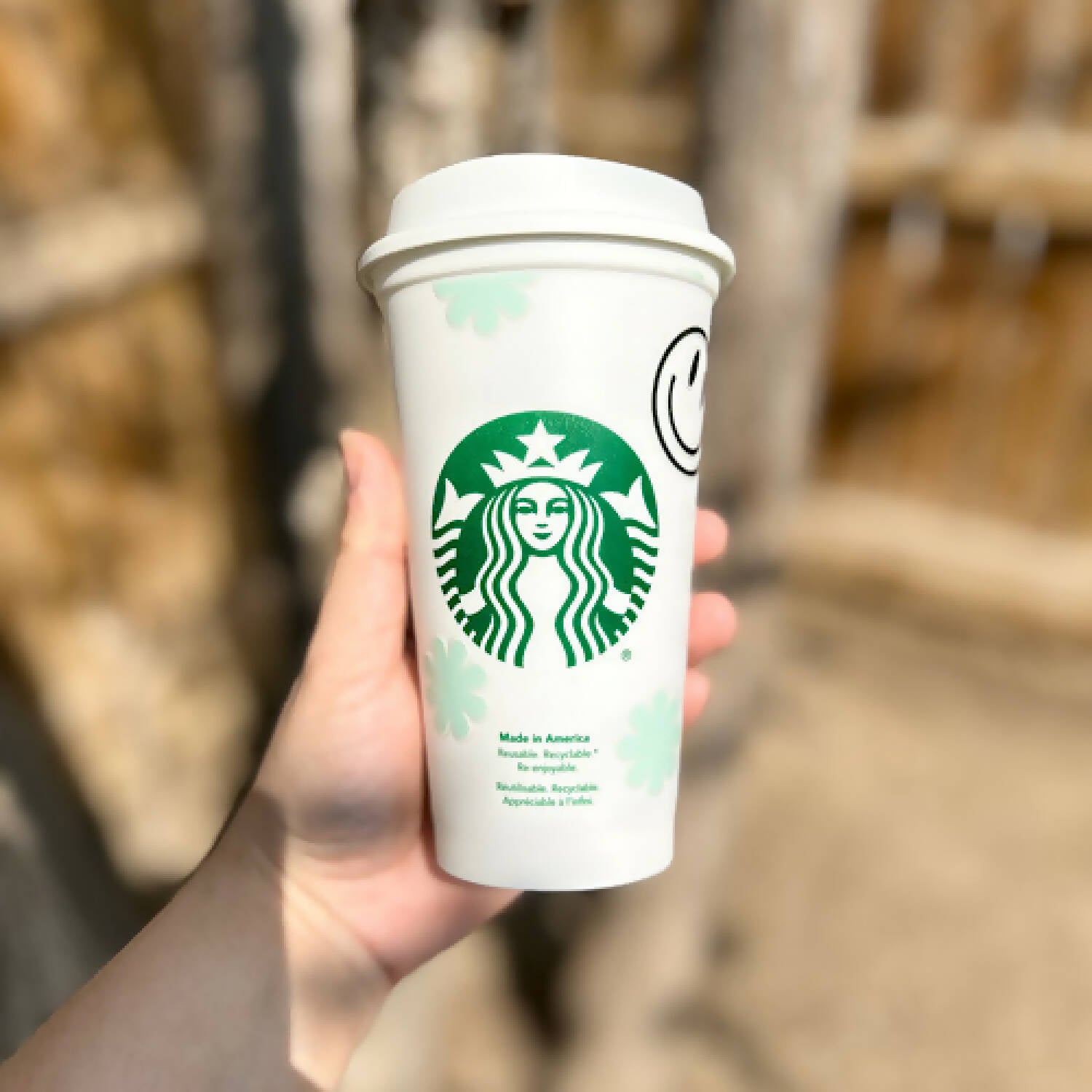Shimmery Starbucks Hot Cup
