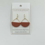Half Circle Dangle Earrings