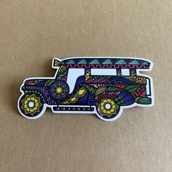 Jeepney Waterproof Sticker