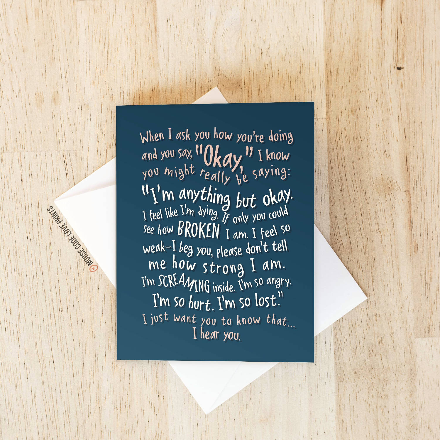 Really Saying | Support & Encouragement | Greeting Card