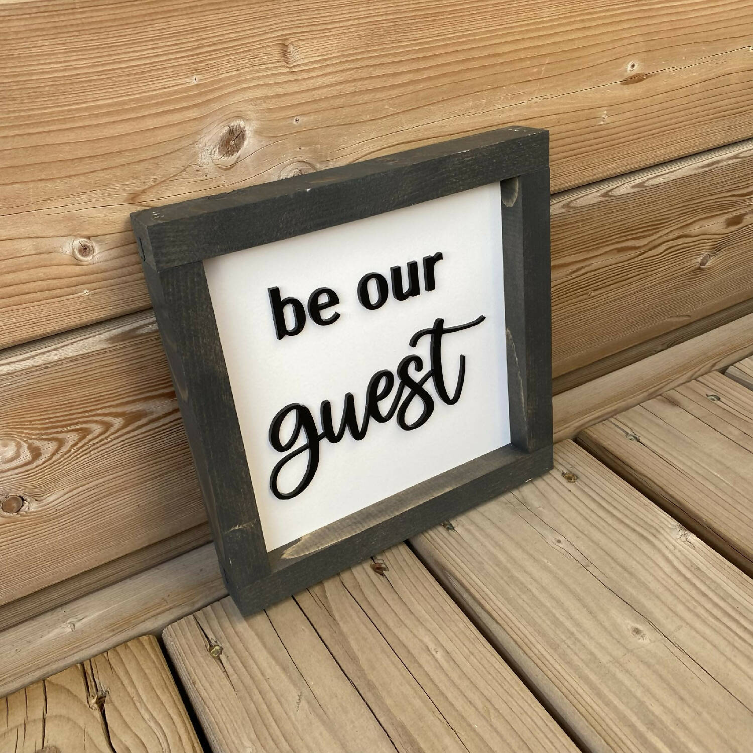 Be Our Guest Sign